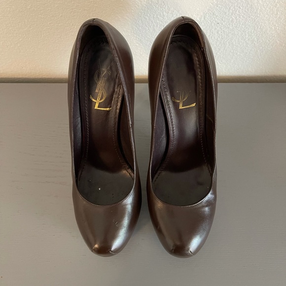 YSL Tribtoo Leather Platform Pumps - Picture 4 of 14